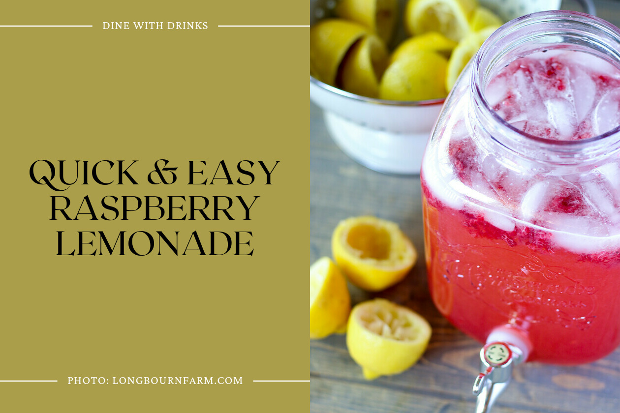 Quick & Easy Raspberry Lemonade