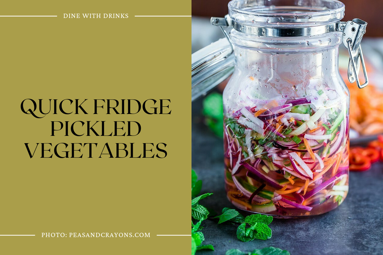 Quick Fridge Pickled Vegetables