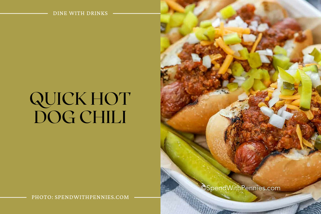 Quick Hot Dog Chili