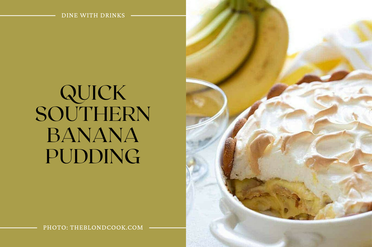 Quick Southern Banana Pudding