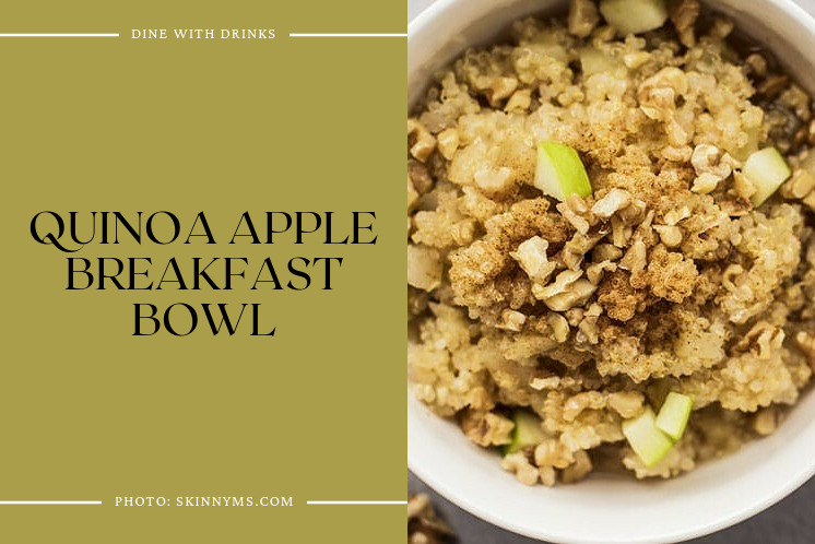 Quinoa Apple Breakfast Bowl