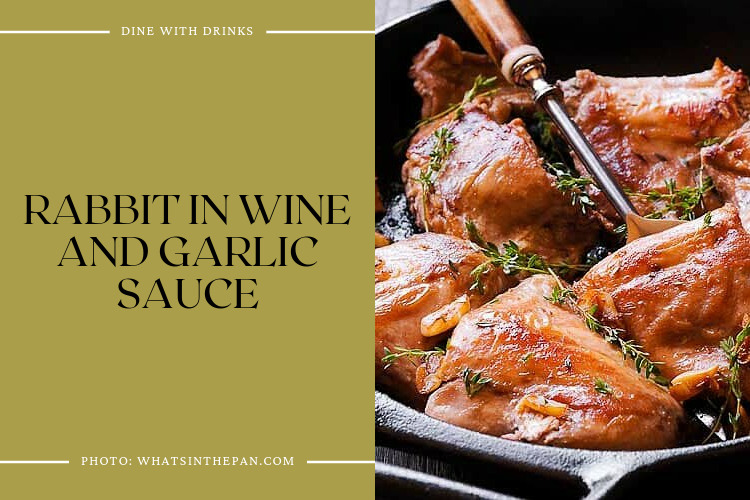 Rabbit In Wine And Garlic Sauce