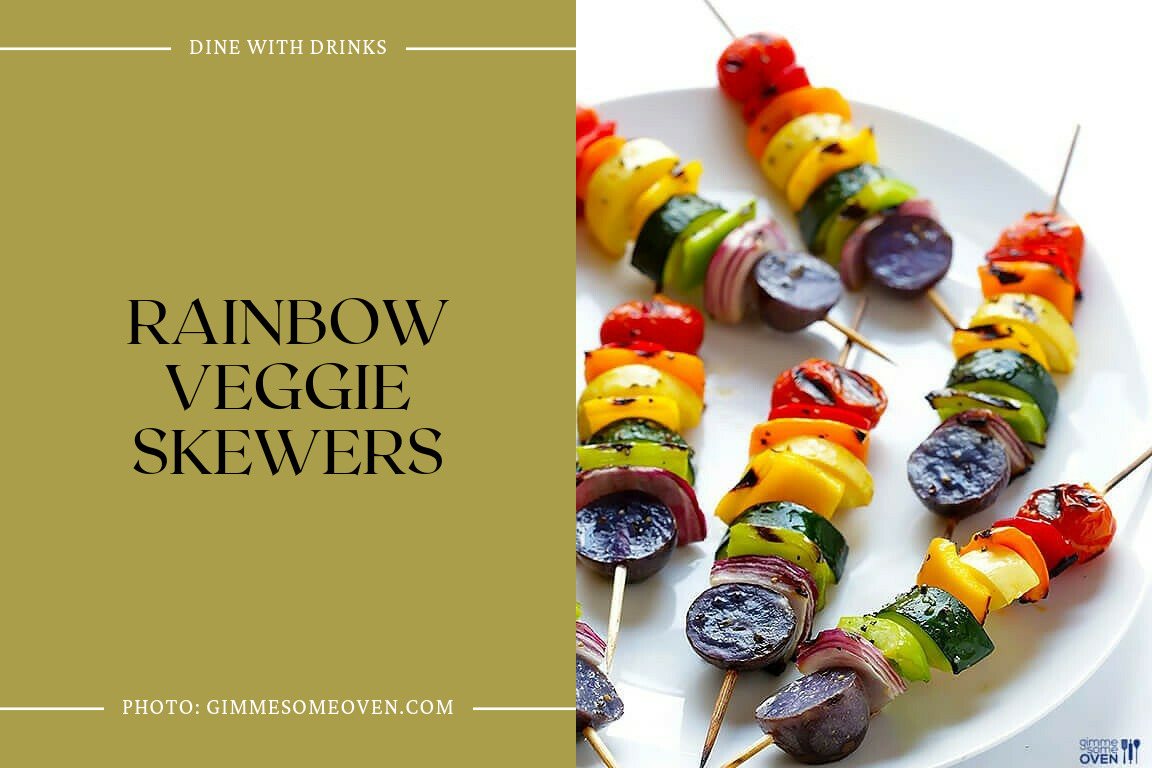 Rainbow Veggie Skewers