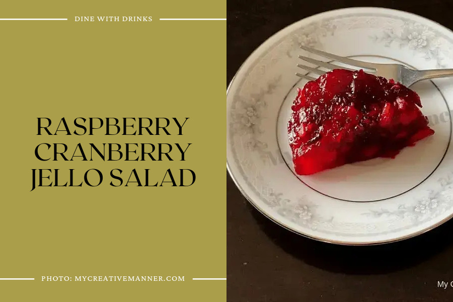 Raspberry Cranberry Jello Salad