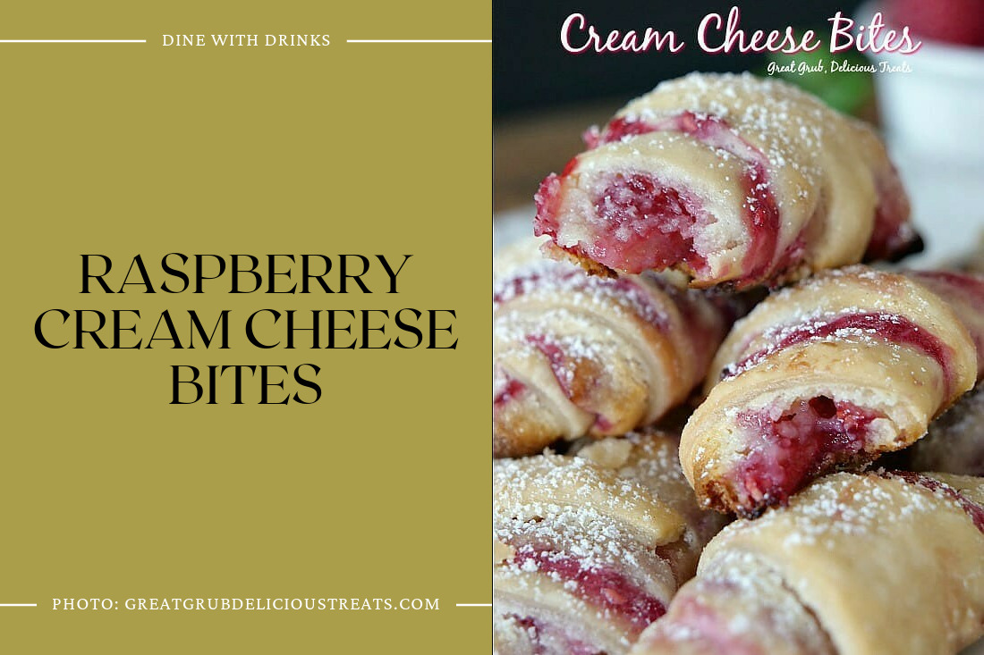 Raspberry Cream Cheese Bites