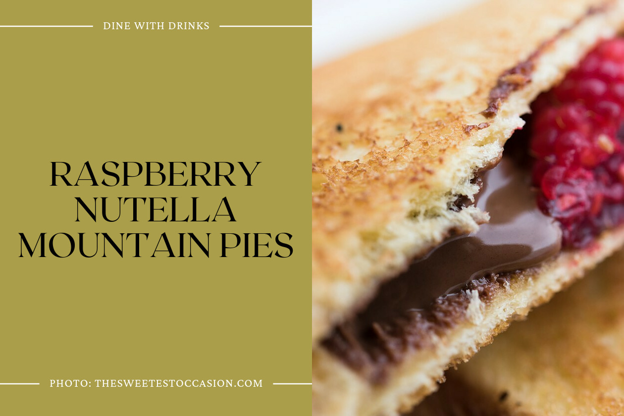 Raspberry Nutella Mountain Pies