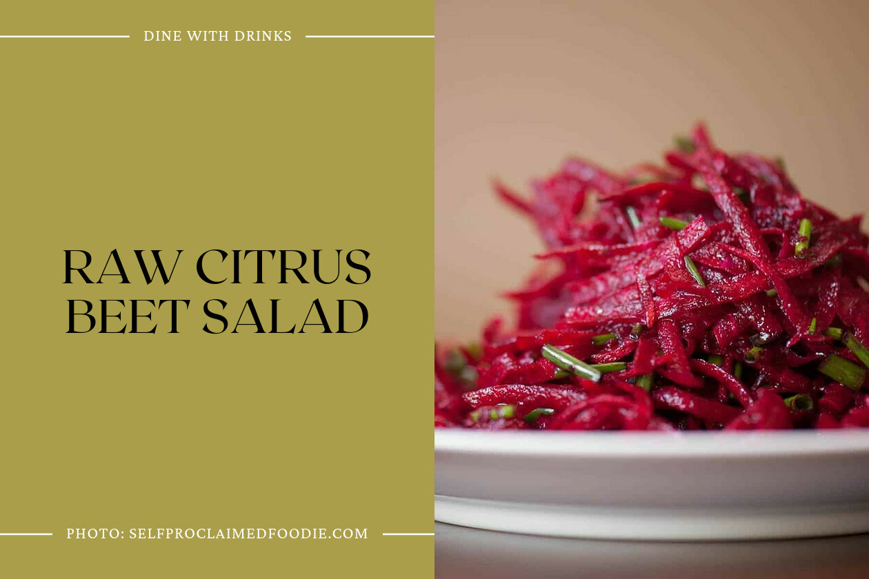 Raw Citrus Beet Salad