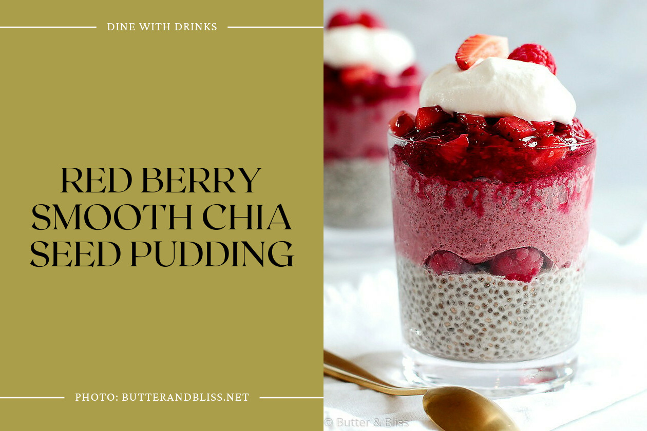 Red Berry Smooth Chia Seed Pudding