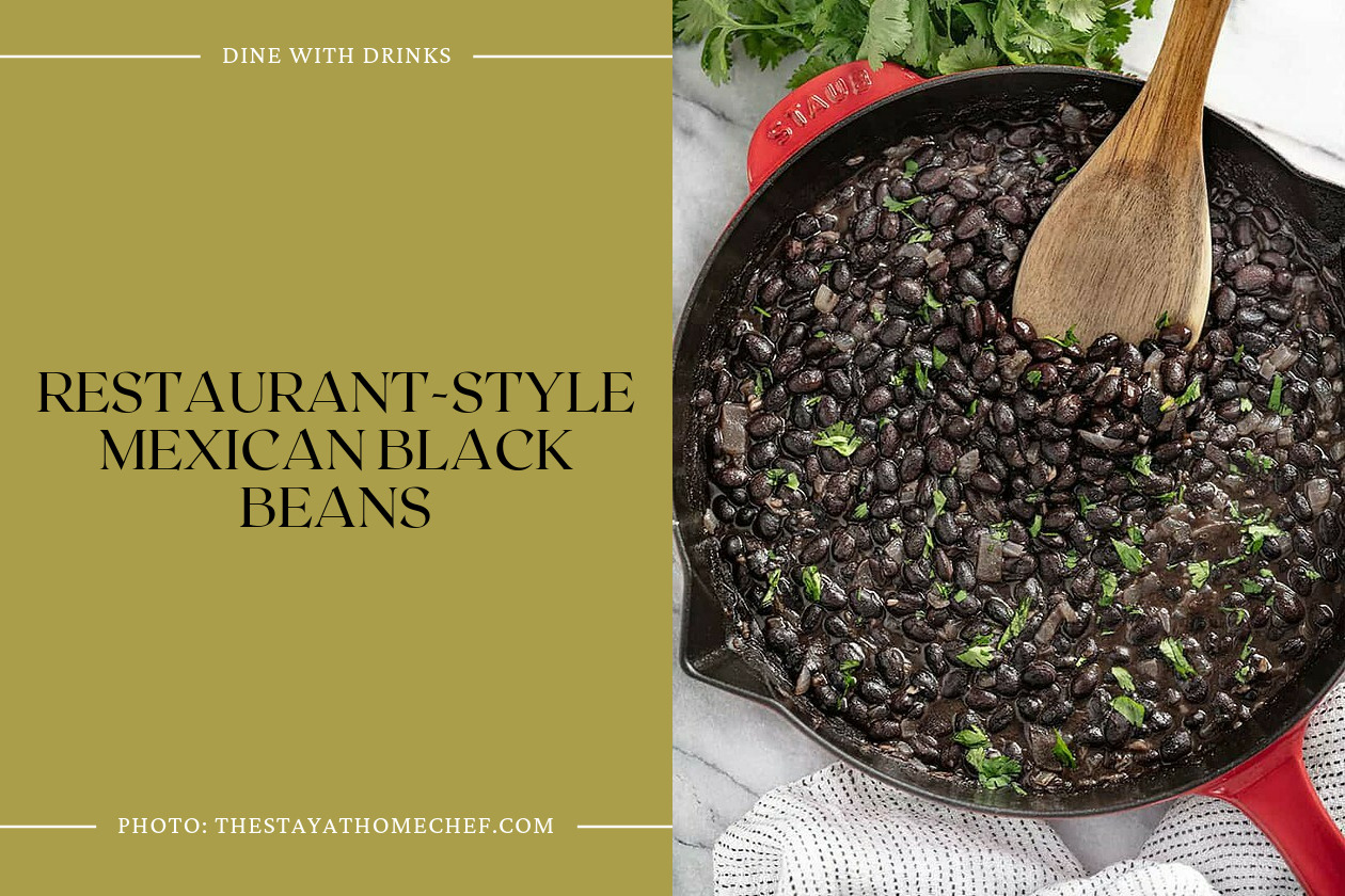 Restaurant-Style Mexican Black Beans