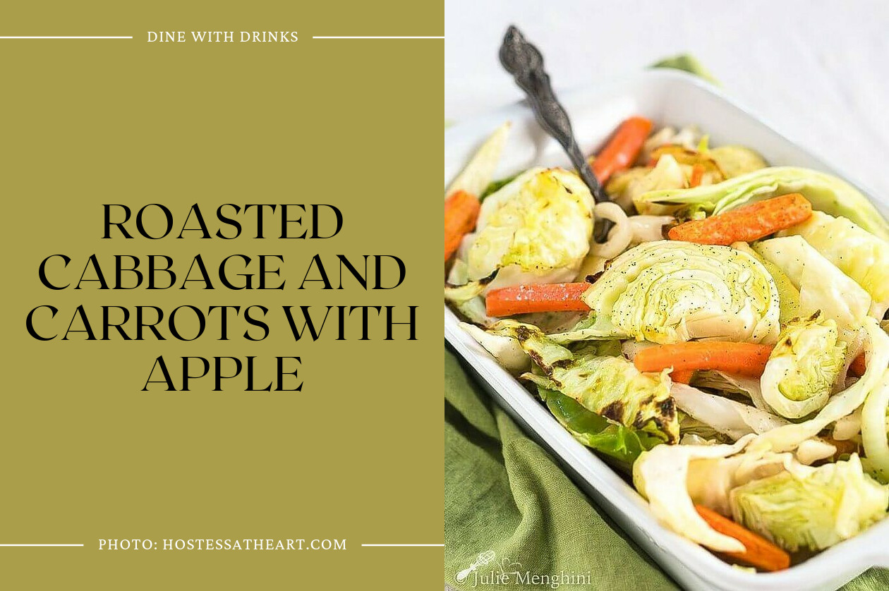 Roasted Cabbage And Carrots With Apple