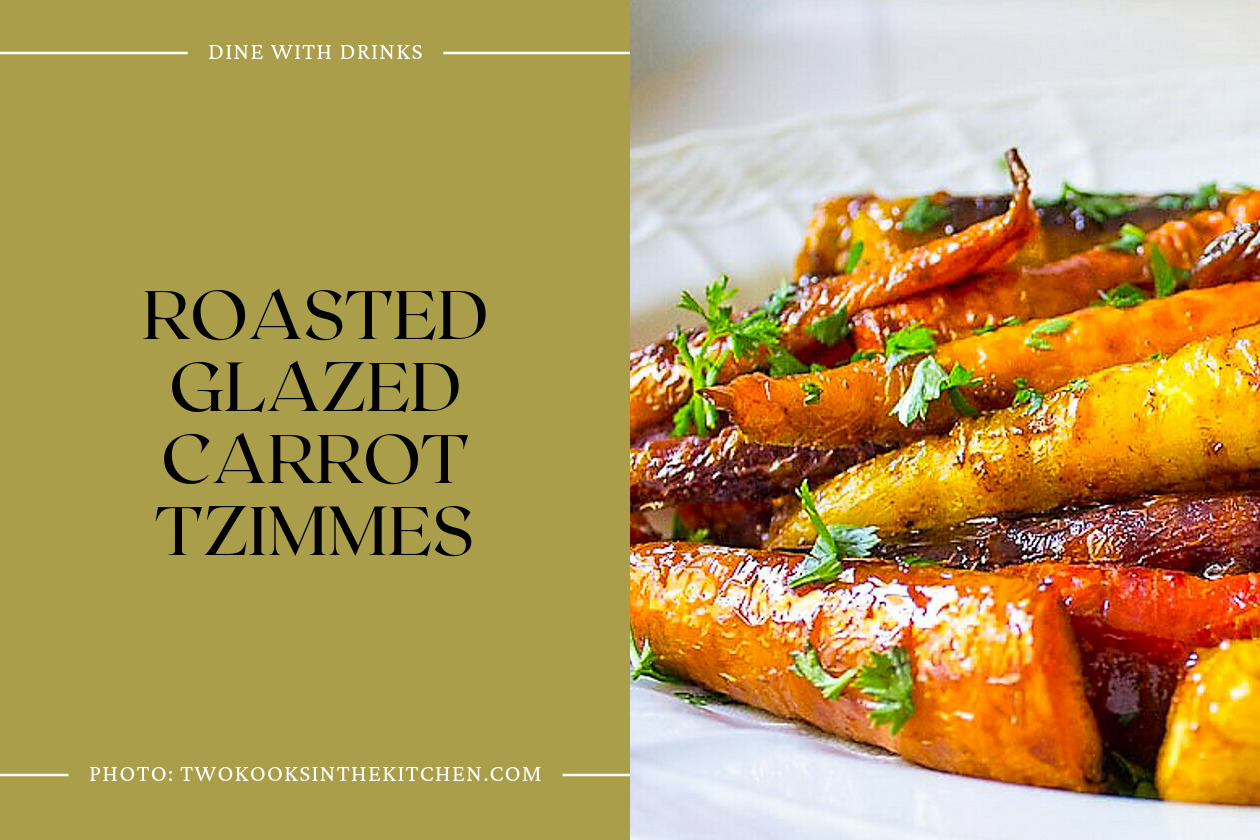 Roasted Glazed Carrot Tzimmes