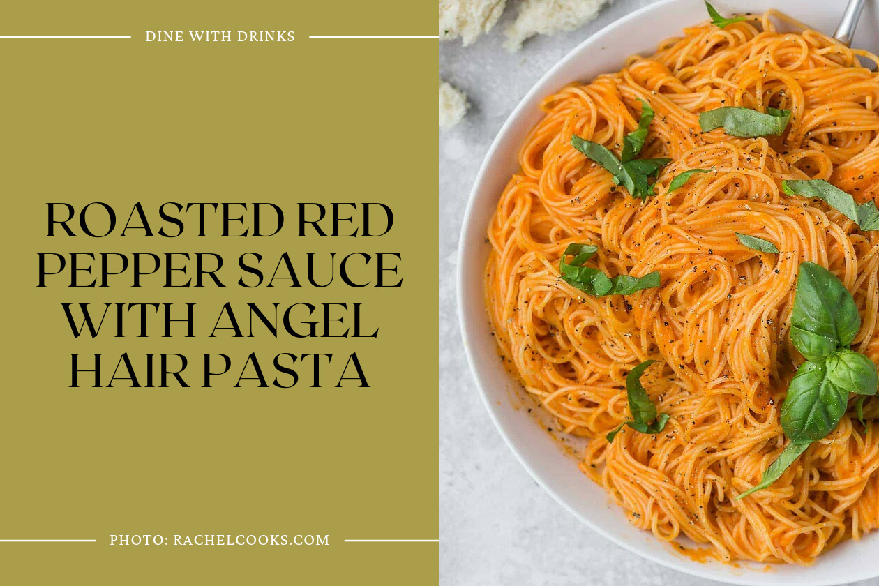 Roasted Red Pepper Sauce With Angel Hair Pasta