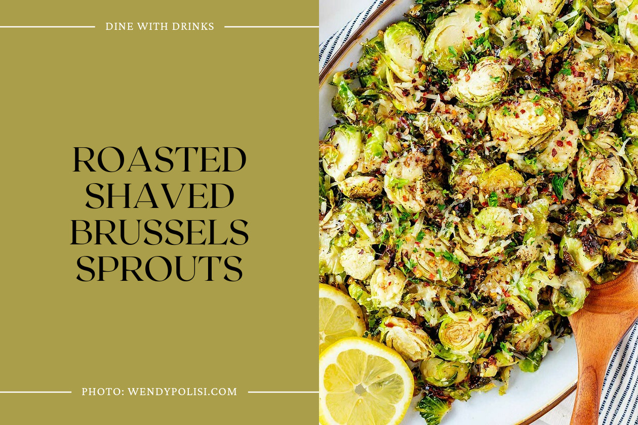 Roasted Shaved Brussels Sprouts