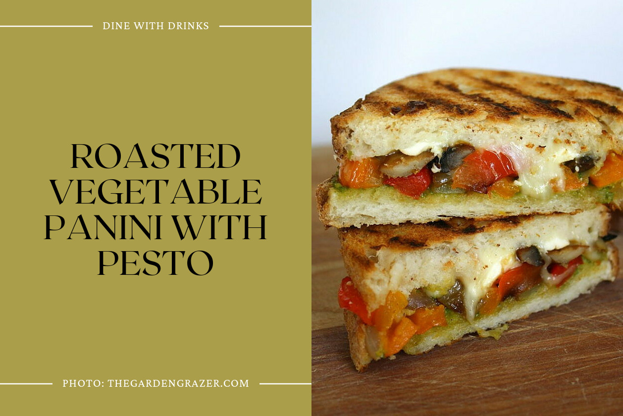 Roasted Vegetable Panini With Pesto