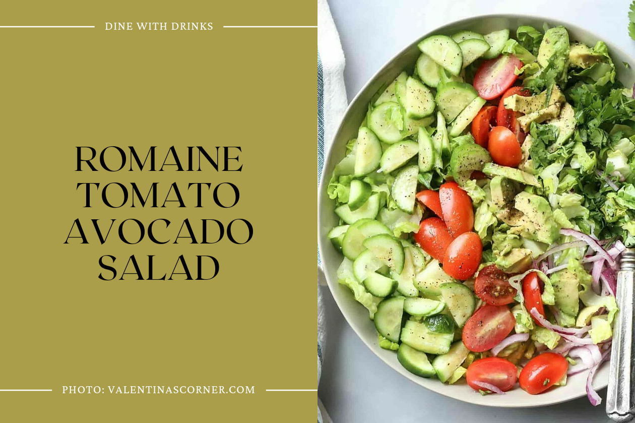 Romaine Tomato Avocado Salad