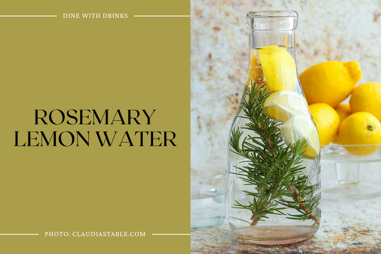 Rosemary Lemon Water