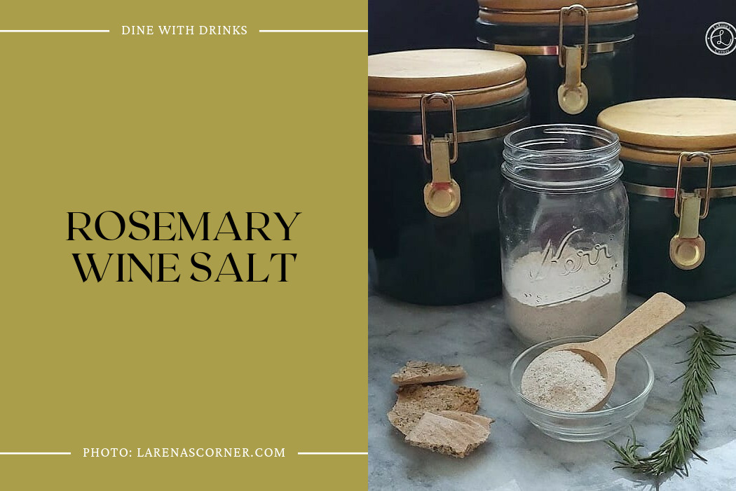Rosemary Wine Salt