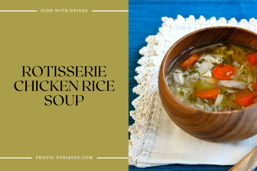 Rotisserie Chicken Rice Soup