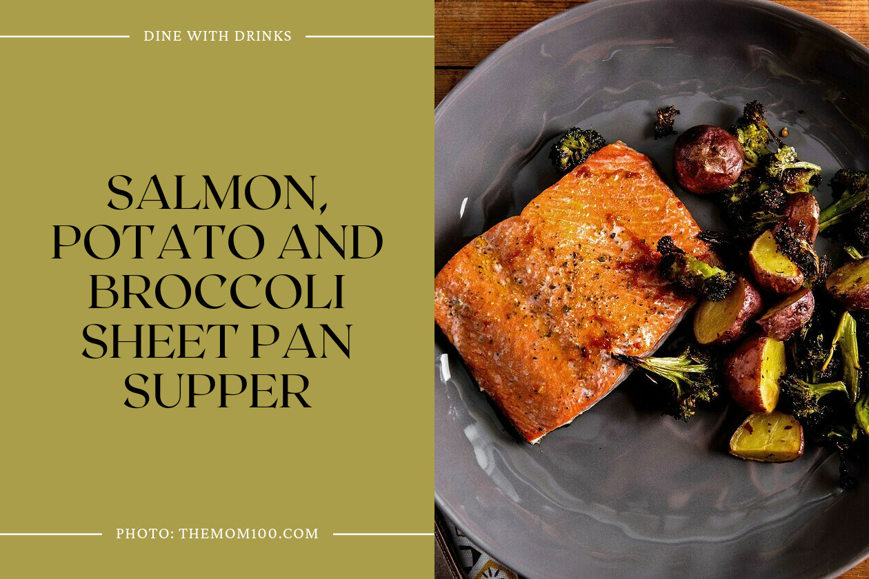Salmon, Potato And Broccoli Sheet Pan Supper