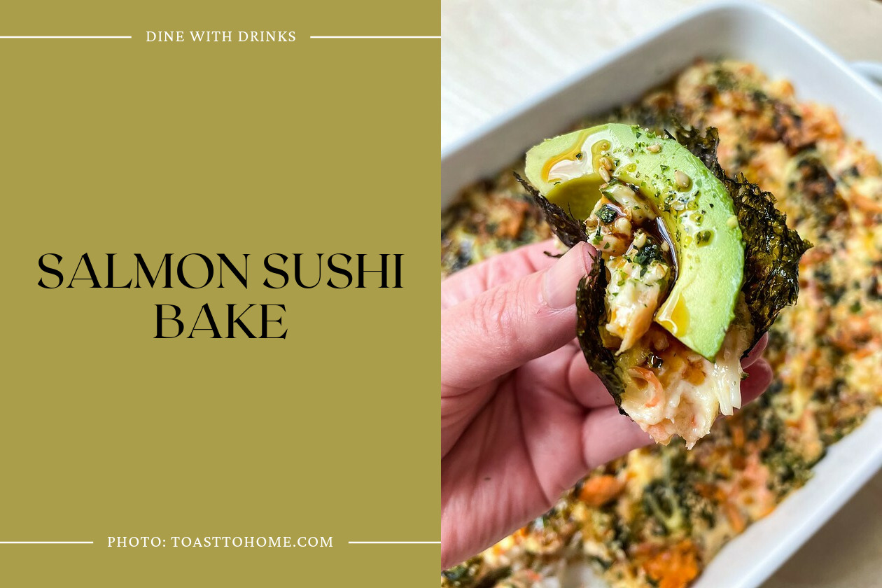 Salmon Sushi Bake