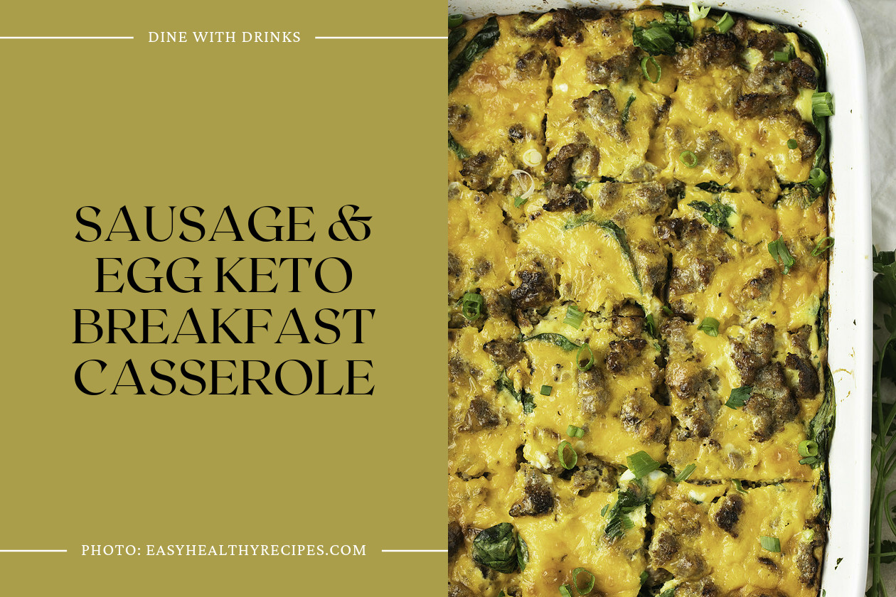 Sausage & Egg Keto Breakfast Casserole