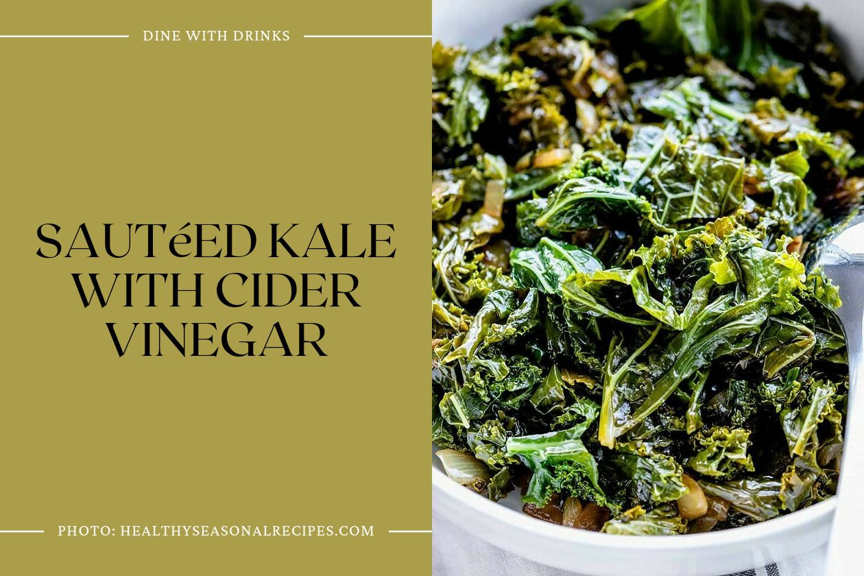 Sautéed Kale With Cider Vinegar