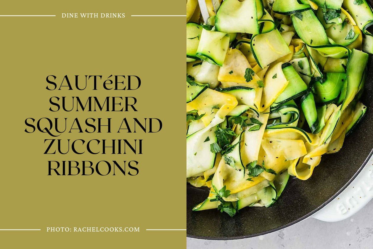 Sautéed Summer Squash And Zucchini Ribbons
