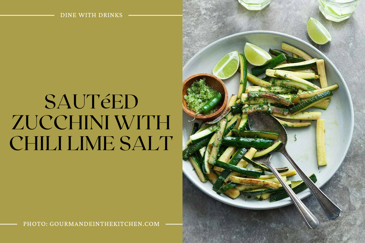 Sautéed Zucchini With Chili Lime Salt