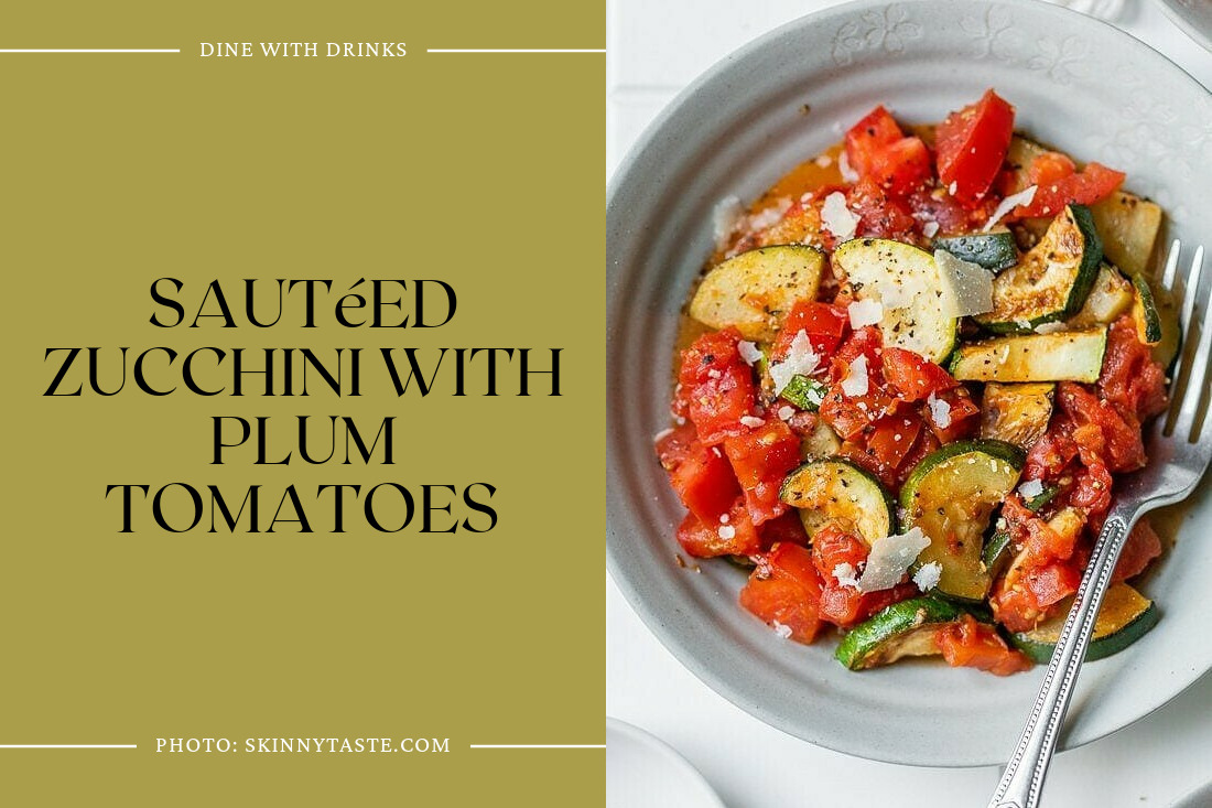 Sautéed Zucchini With Plum Tomatoes