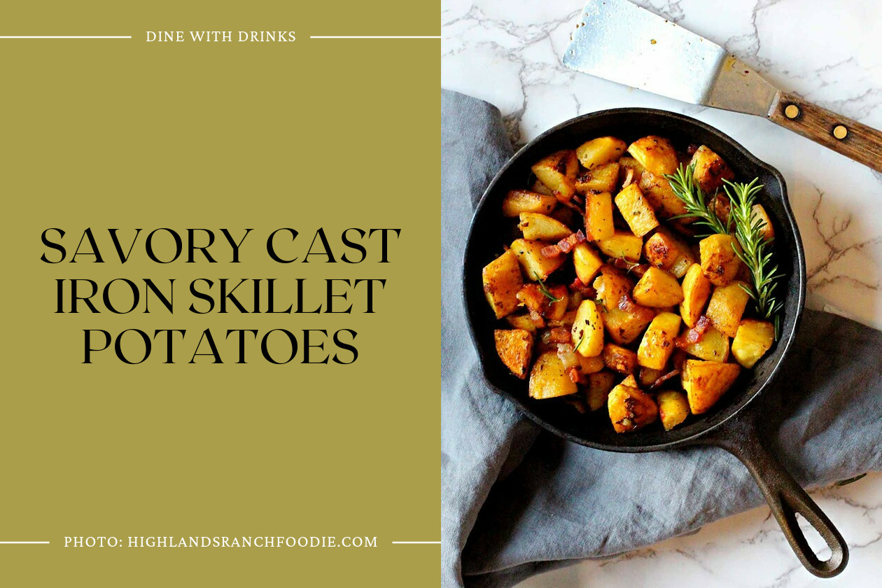Savory Cast Iron Skillet Potatoes