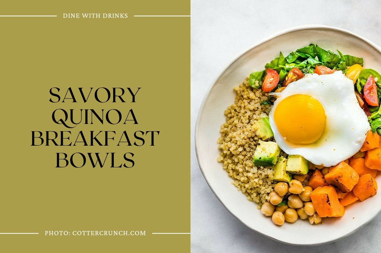 Savory Quinoa Breakfast Bowls