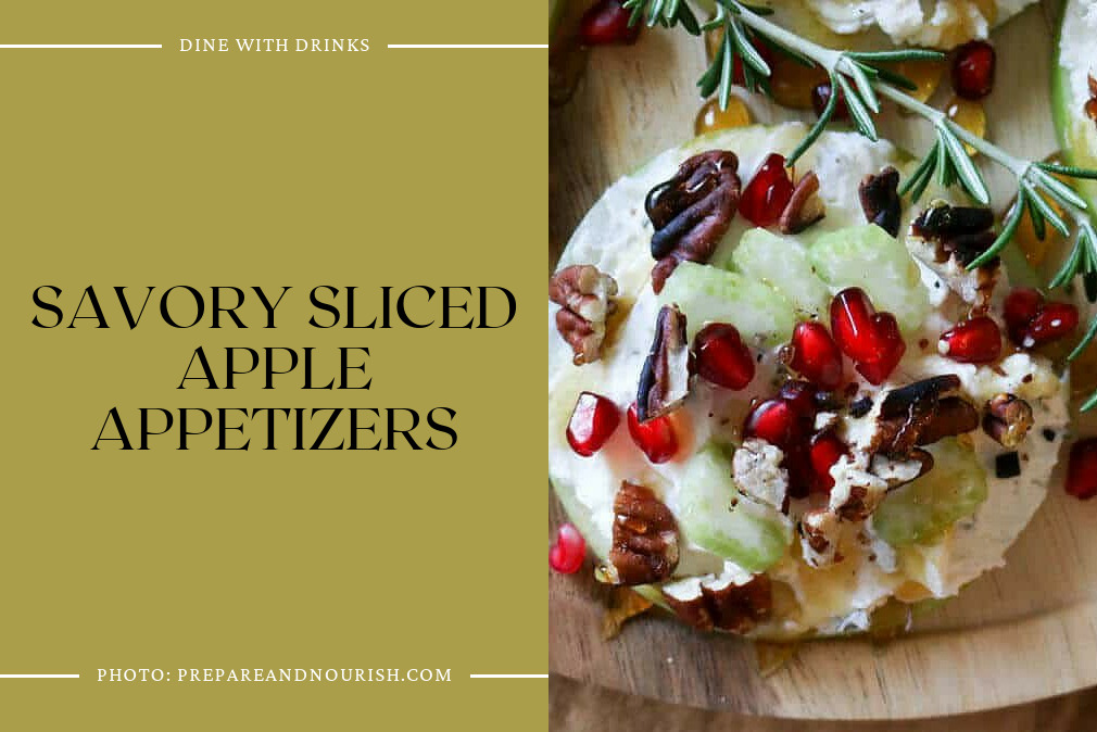 Savory Sliced Apple Appetizers