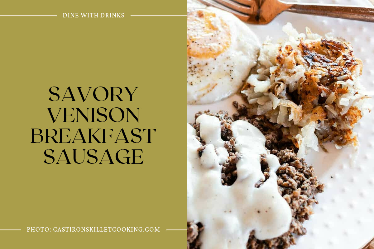 Savory Venison Breakfast Sausage