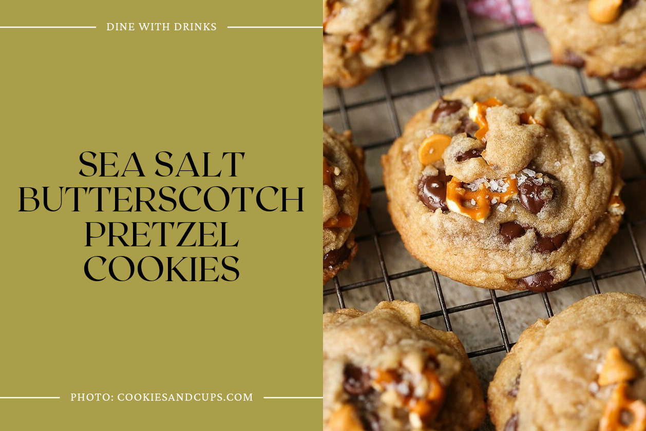 Sea Salt Butterscotch Pretzel Cookies