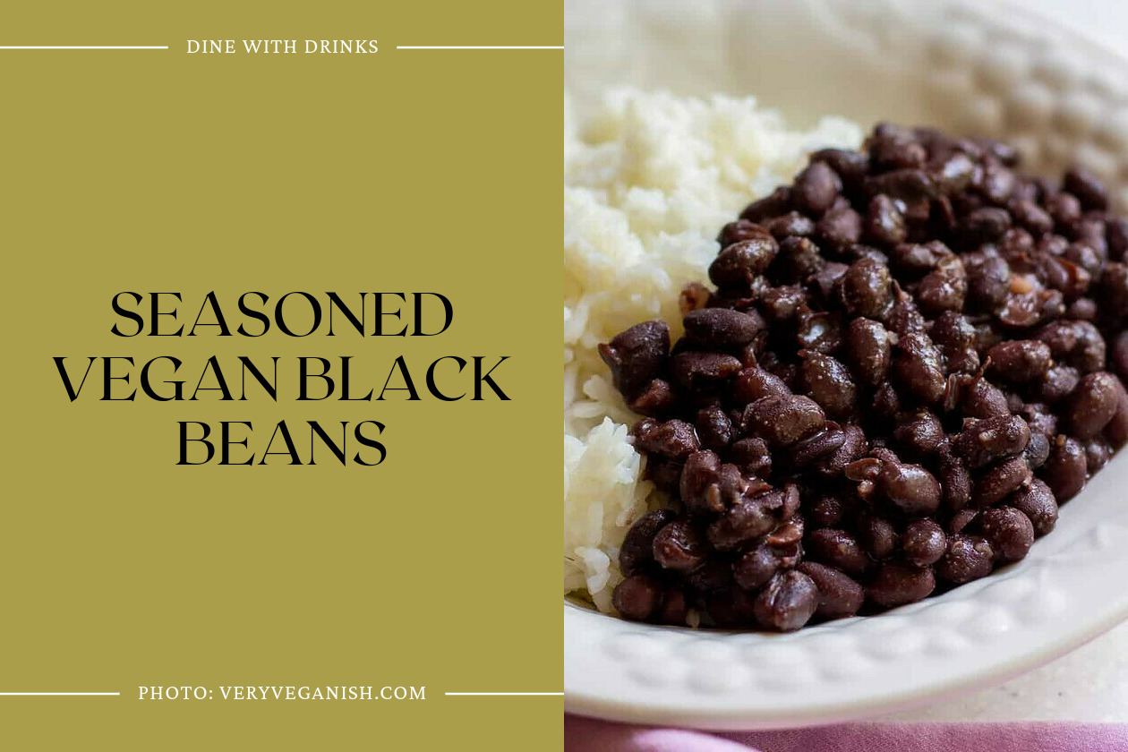 Seasoned Vegan Black Beans