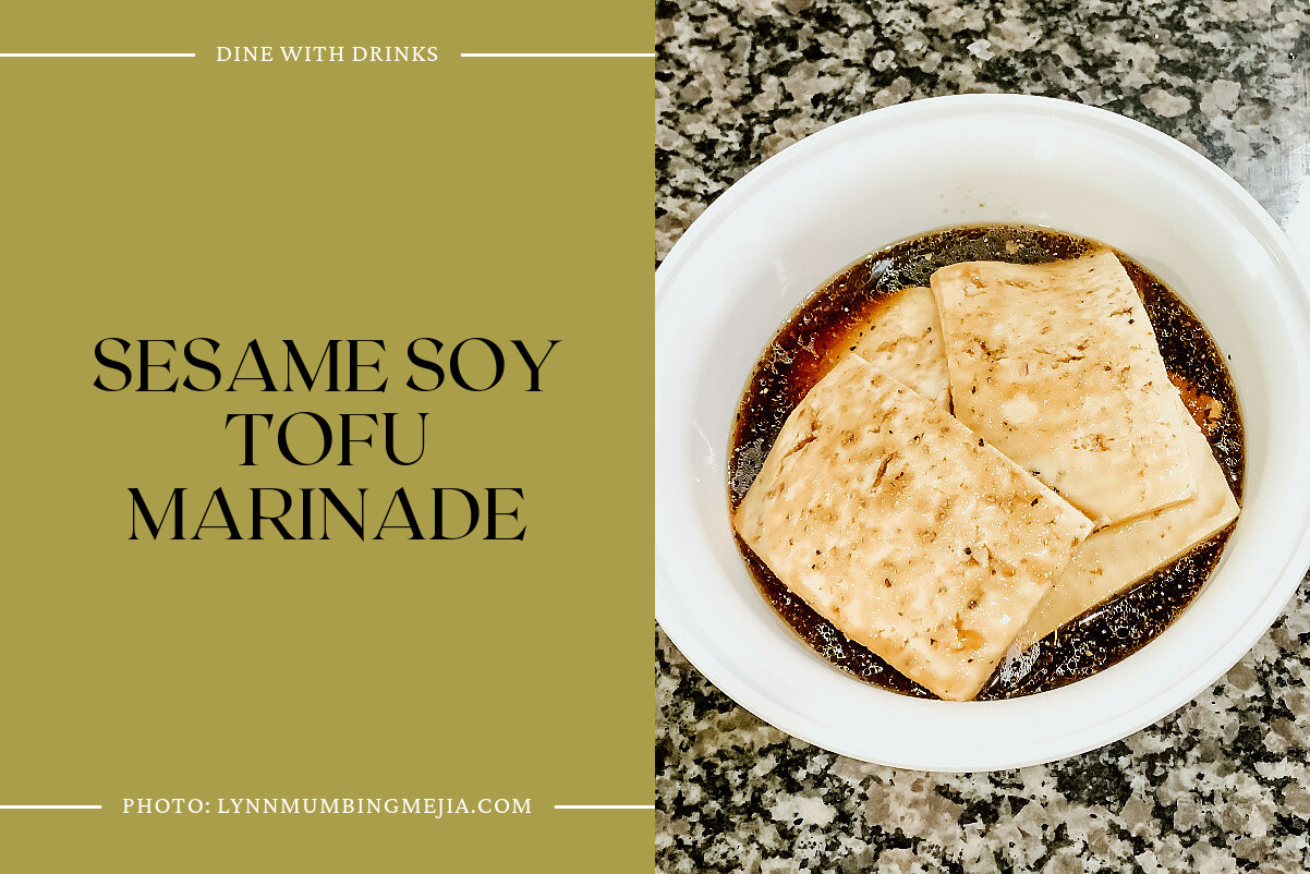 Sesame Soy Tofu Marinade