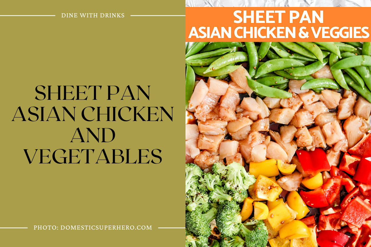 Sheet Pan Asian Chicken And Vegetables
