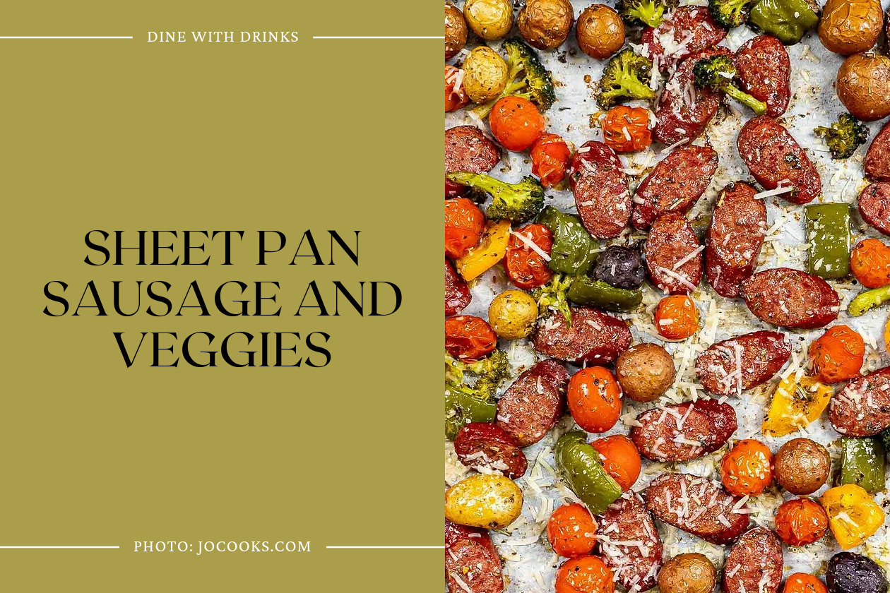 Sheet Pan Sausage And Veggies
