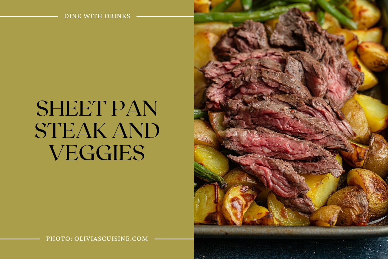 Sheet Pan Steak And Veggies