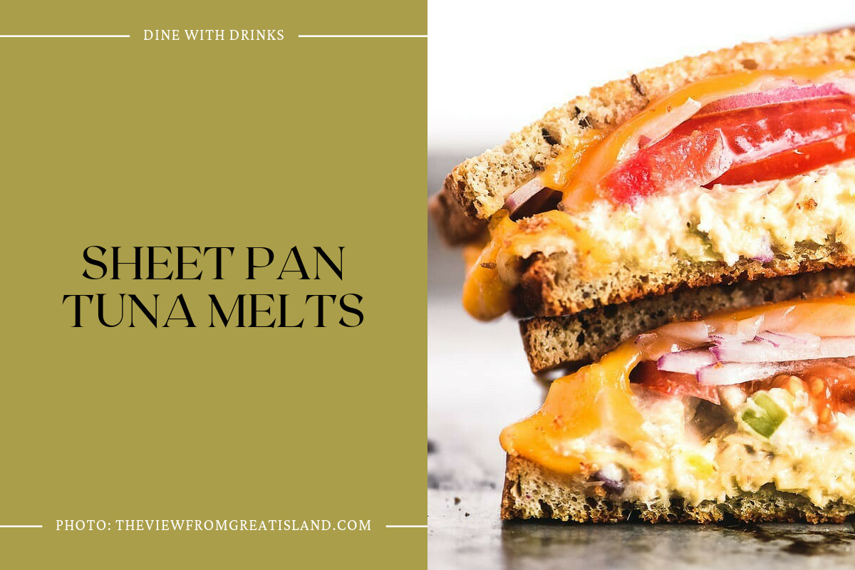 Sheet Pan Tuna Melts