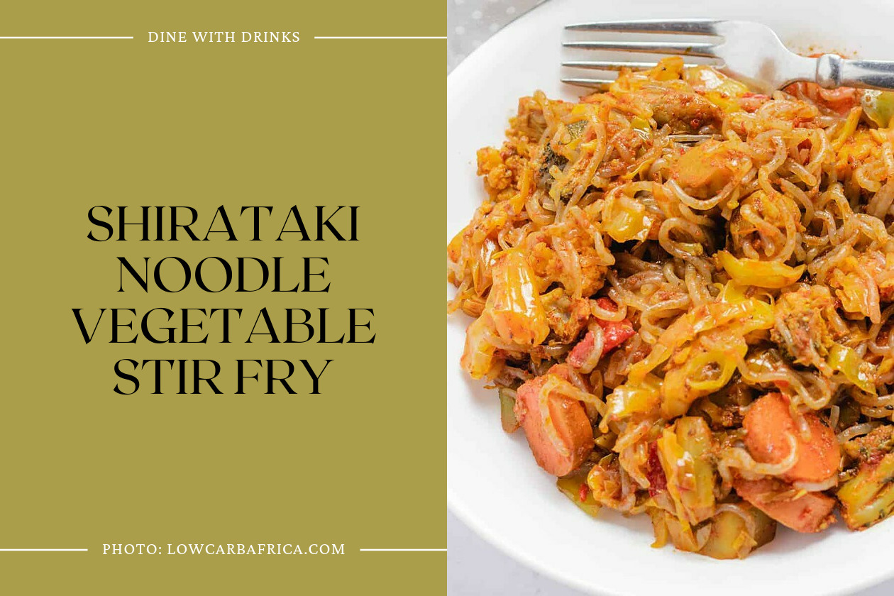 Shirataki Noodle Vegetable Stir Fry