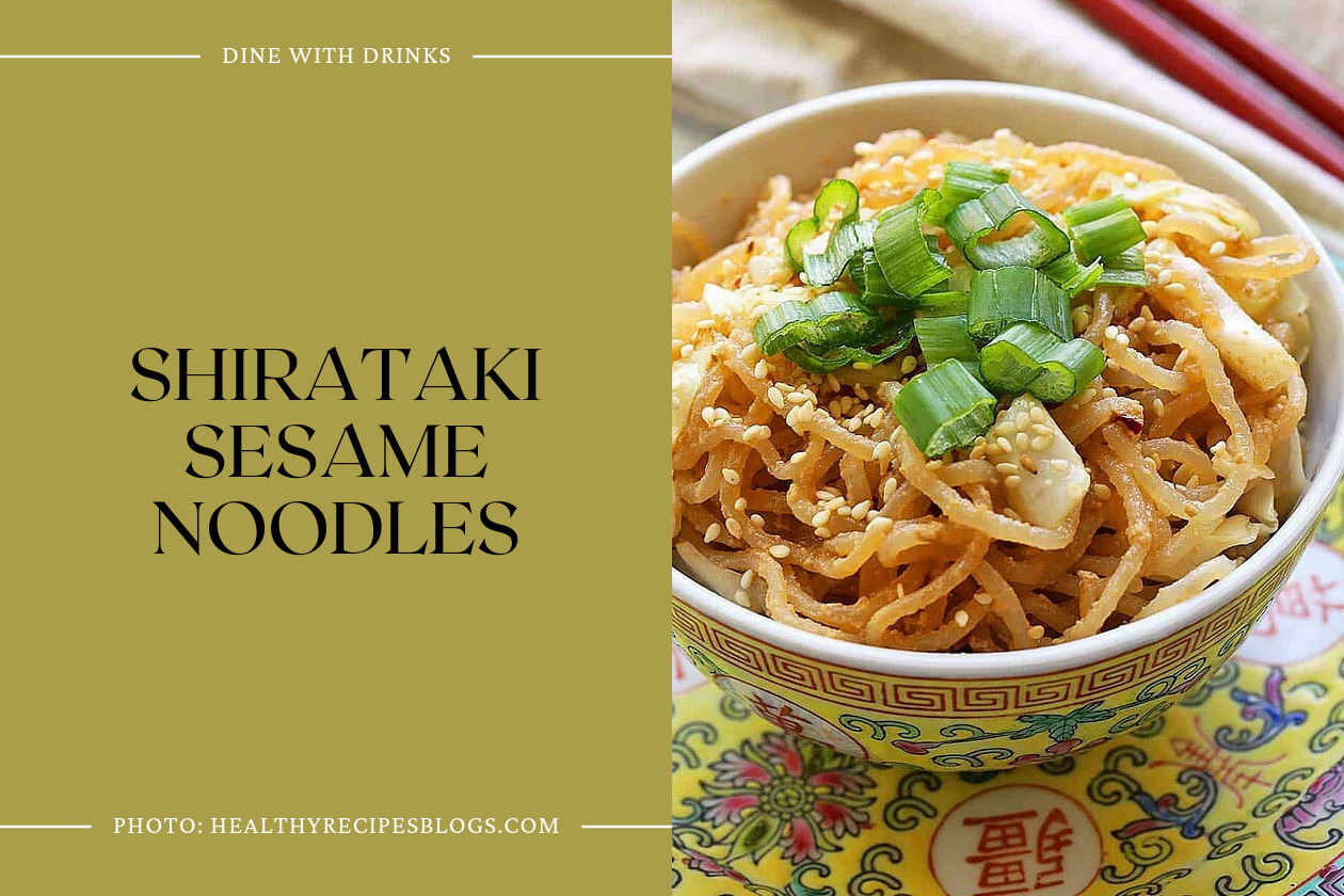 Shirataki Sesame Noodles