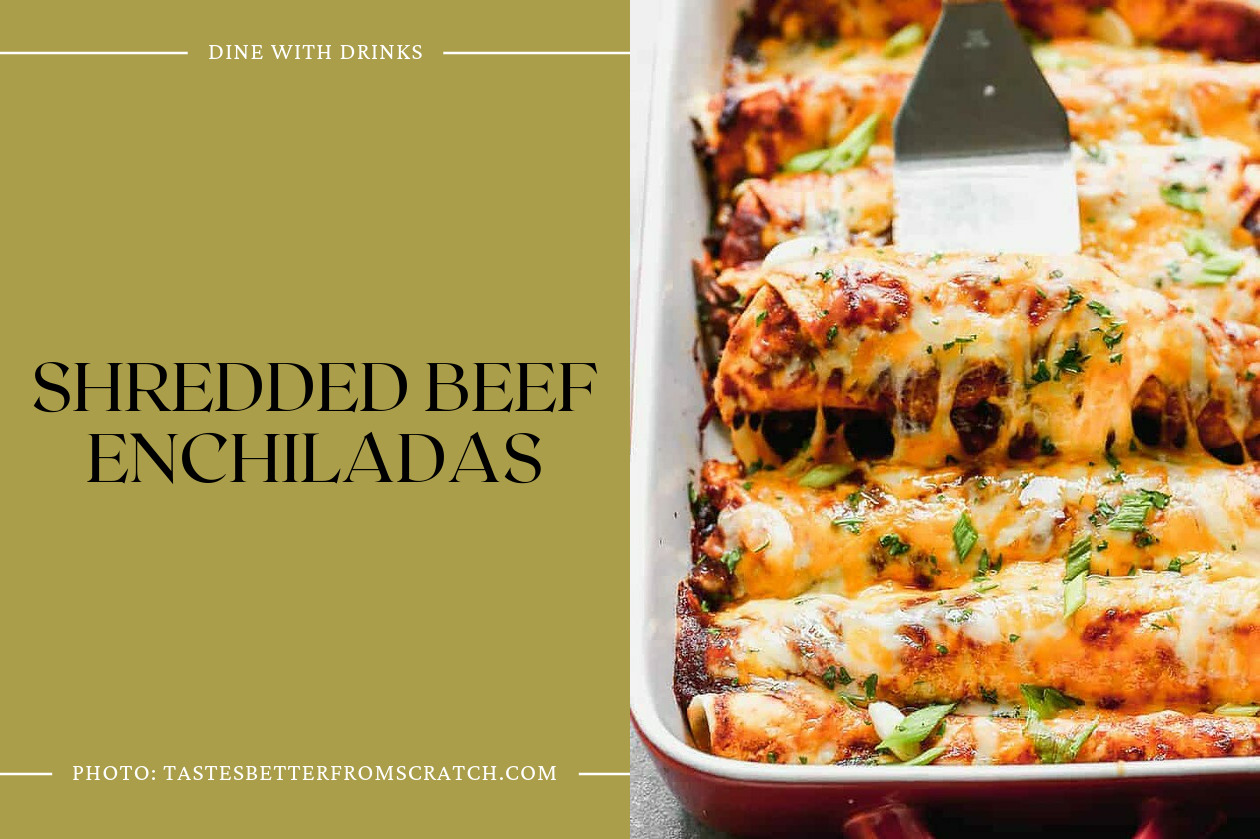 Shredded Beef Enchiladas