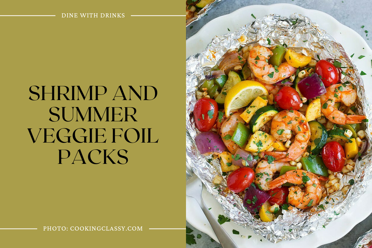 Shrimp And Summer Veggie Foil Packs
