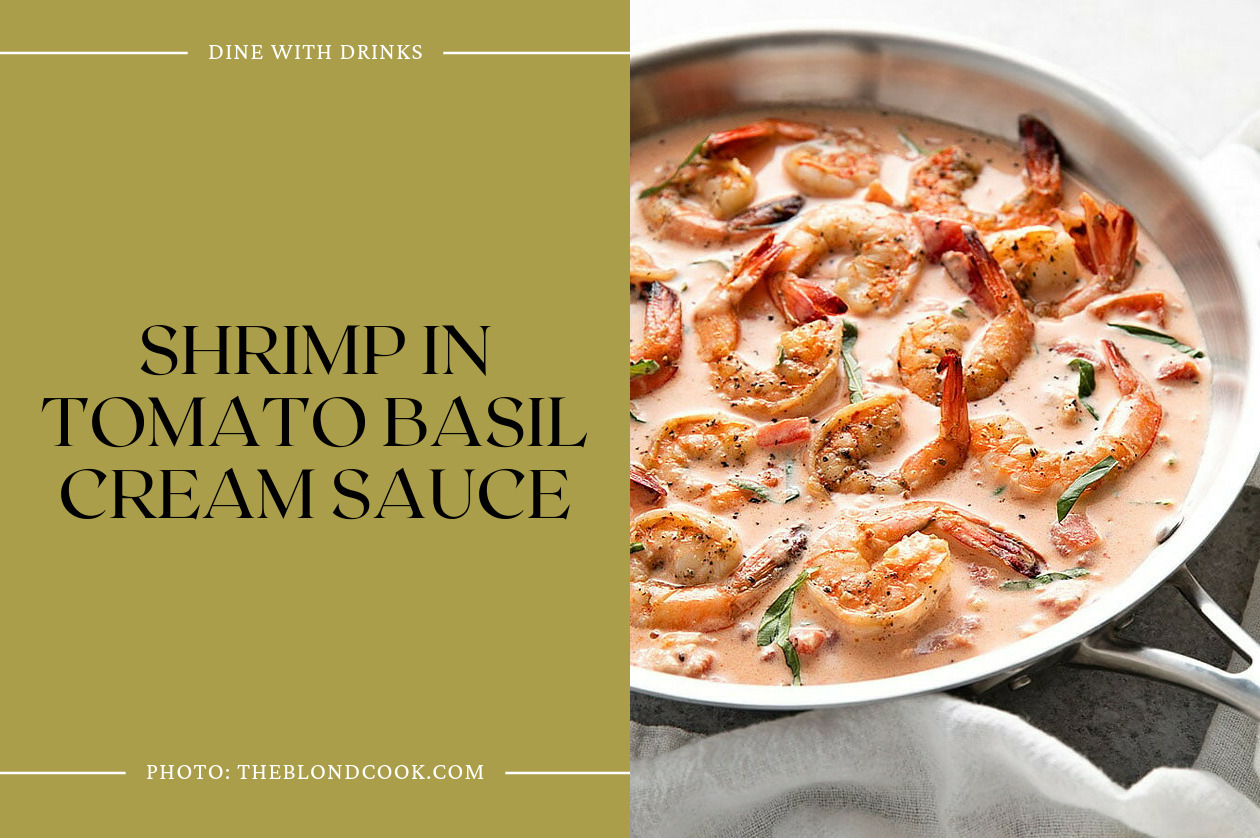 Shrimp In Tomato Basil Cream Sauce