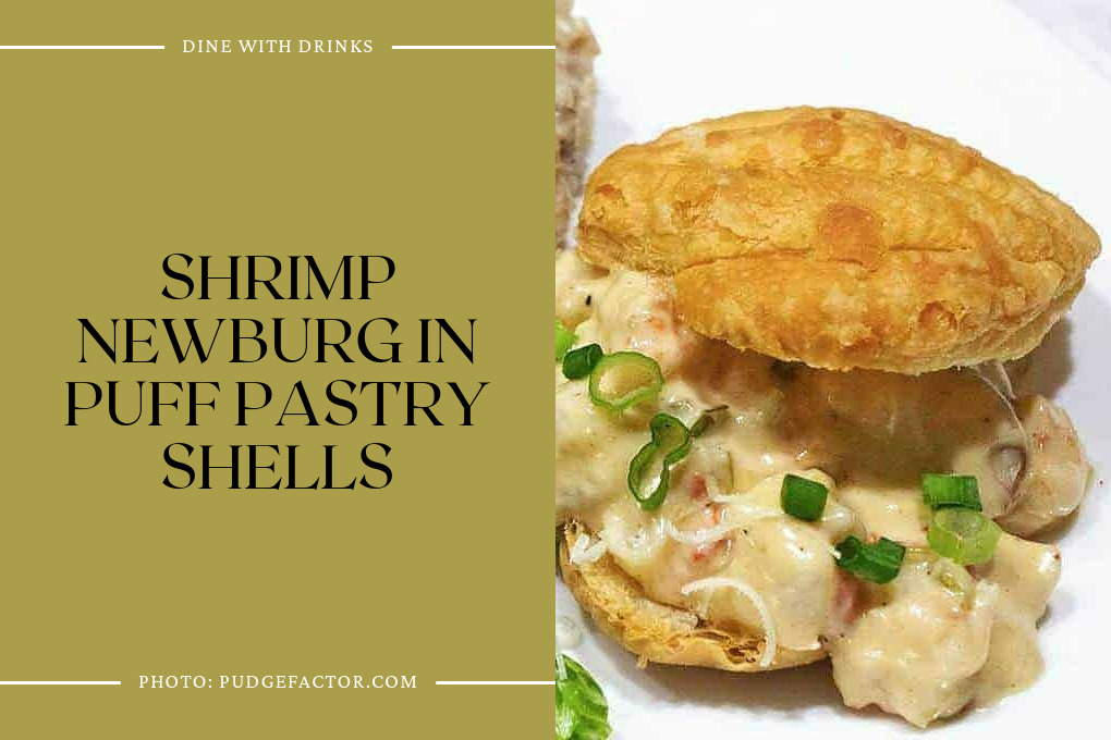 Shrimp Newburg In Puff Pastry Shells