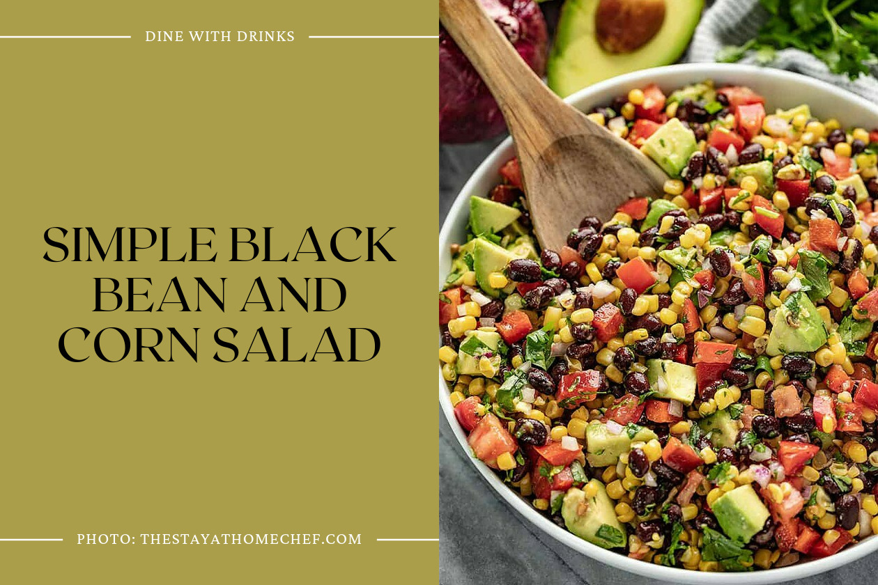 Simple Black Bean And Corn Salad
