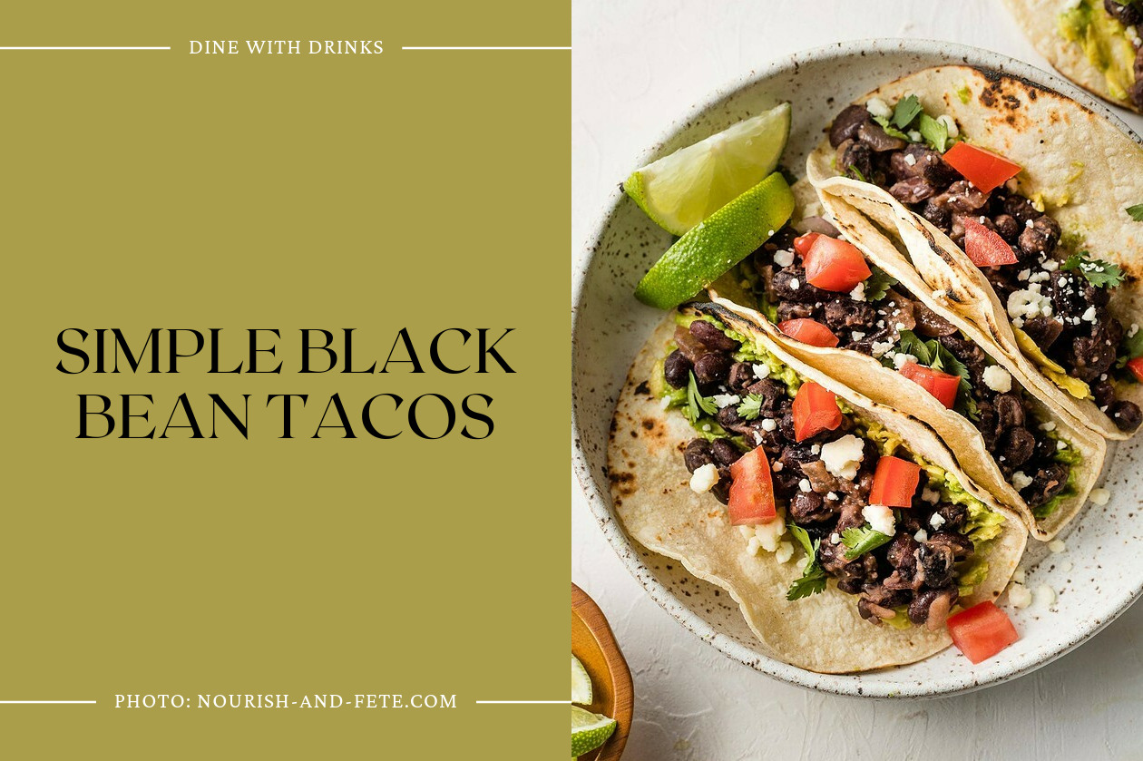 Simple Black Bean Tacos