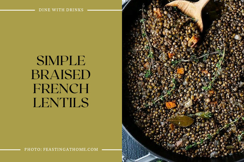 Simple Braised French Lentils