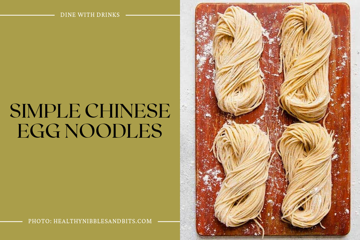 Simple Chinese Egg Noodles